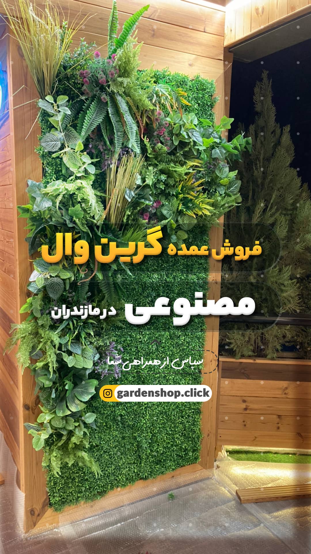 گیاهان دیوار سبز بیرونی
