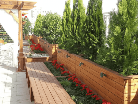 اجرای-فلاور-باکس-در-بام-سبز